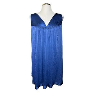 Vanity Fair Plus Royal Blue Slip